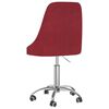 vidaXL Esszimmerstuhl Drehbar Weinrot Stoff