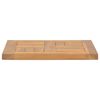 vidaXL Tischplatte Quadratisch 40x40x2,5 cm Massivholz Teak