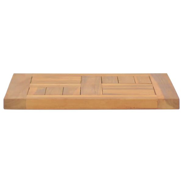 vidaXL Tischplatte Quadratisch 40x40x2,5 cm Massivholz Teak