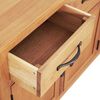 vidaXL Sideboard Braun 112 x 33,5 x 70 cm Massivholz Eiche