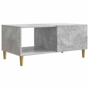 vidaXL Couchtisch Betongrau 90 x 50 x 40 cm Holzwerkstoff