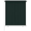 vidaXL Au&szlig;enrollo 125 (B)x140 (H) cm Dunkelgr&uuml;n HDPE