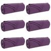 vidaXL Wohndecken 6 pcs Lila 270 x 240 cm Fleece