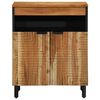 vidaXL Sideboard mit Regal Natur 60 x 33,5 x 75 cm Massivholz Akazie