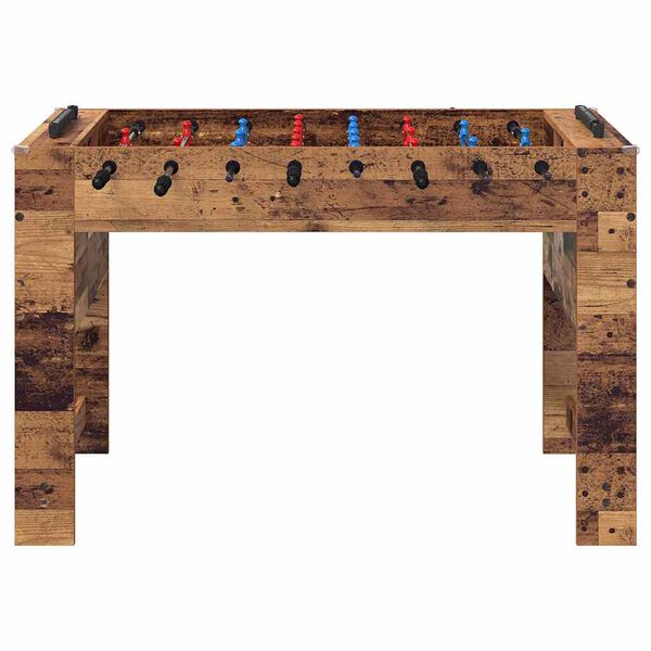 vidaXL Tischfu&szlig;balltisch Altholz 125 x 60,5 x 80 cm Holzwerkstoff