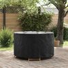 vidaXL Gartenmöbelabdeckung Schwarz 128 x 128 x 71 cm 210D-Gewebe