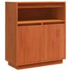 vidaXL Sideboard Wachsbraun 70 x 34 x 80 cm Massives Kiefernholz