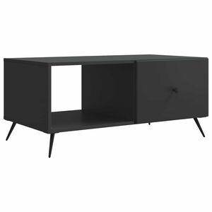 vidaXL Couchtisch Schwarz 90 x 50 x 40 cm Holzwerkstoff