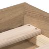 vidaXL Bettgestell ohne Matratze Artisan-Eiche 120x190cm Holzwerkstoff