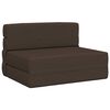 vidaXL Klappsofa Bett Taupe 190 x 100 x 15 cm Stoff