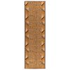vidaXL Teppichl&auml;ufer FLORNES Gewebt Ocker Zickzack 67 x 150 cm PP 7 mm