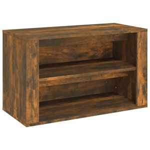 vidaXL Schuhregal R&auml;uchereiche 75x35x45 cm Holzwerkstoff