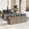 vidaXL Garten-Sofa-Set 6 pcs Grau
