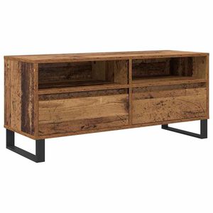 vidaXL TV-Schr&auml;nk Altholz 100 x 34,5 x 44,5 cm Verbundholz und Eisen