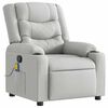 vidaXL Massagesessel Wolkengrau Stoff