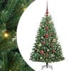 vidaXL K&uuml;nstlicher klappbarer Weihnachtsbaum Gr&uuml;n 120 cm