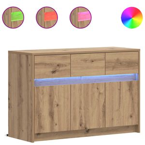 vidaXL TV-Schr&auml;nk 91 x 34 x 61 cm Artisan-Eiche Holzwerkstoff