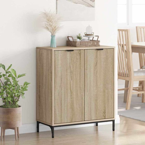 vidaXL Sideboard Sonoma-Eiche 69,5 x 33 x 82 cm Holzwerkstoff
