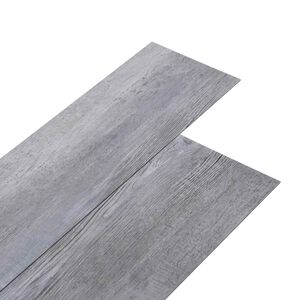 vidaXL Bodenplanken Mattes Holzgrau 5,02 m&sup2; 36 Stk. PVC