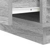 vidaXL Nachttisch 2 pcs Grau 39 x 34,5 x 50 cm Holzwerkstoff