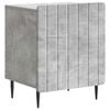 vidaXL Nachttisch Betongrau 43 x 34,5 x 52 cm Holzwerkstoff