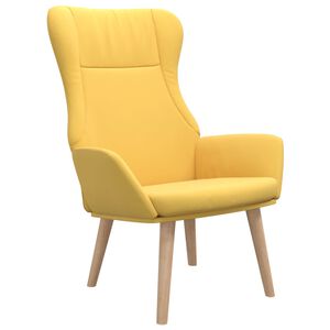 vidaXL Relaxsessel Senfgelb Stoff