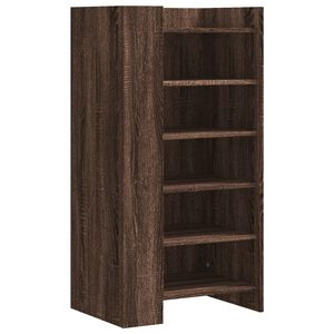 vidaXL Schuhschrank Braun Eichen-Optik 52x37,5x100 cm Holzwerkstoff