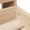 vidaXL Massivholzbett ohne Matratze 90x200 Kiefernholz
