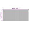 vidaXL Paravent Hell Natur 165x400 cm Bambus