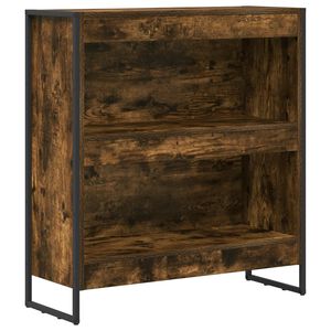 vidaXL B&uuml;cherregal 80 x 30 x 86,5 cm Holzwerkstoff Raucharbe