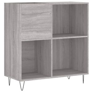 vidaXL Plattenschrank Grau Sonoma 84,5x38x89 cm Holzwerkstoff