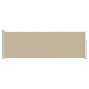 vidaXL Ausziehbares Seitenmarkise Beige 300 x 100 cm Polyester