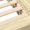 vidaXL Bettgestell Sonoma-Eiche 90x190 cm Holzwerkstoff