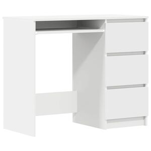 vidaXL Schreibtisch Wei&szlig; 90x45x76 cm Holzwerkstoff