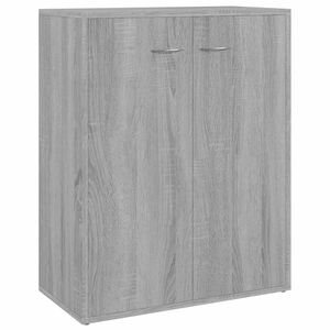 vidaXL Sideboard Grau Sonoma 60x30x75 cm Holzwerkstoff