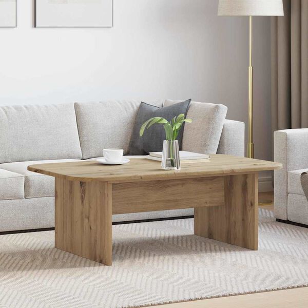 vidaXL Couchtisch Artisan-Eiche 93 x 53 x 33 cm Holzwerkstoff
