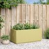 vidaXL Gartenblumenbox Gr&uuml;n 80 x 36 x 35 cm PP