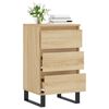 vidaXL Sideboard Sonoma-Eiche 40x35x70 cm Holzwerkstoff