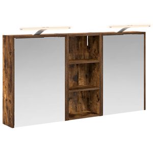 vidaXL Badezimmerschrank-Set 3 pcs 116 x 16 x 62,5 cm Holzwerkstoff