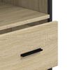 vidaXL Badschrank Sonoma-Eiche 35x37,5x100 cm Holzwerkstoff