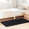 vidaXL Teppich Shaggy Hochflor NAVARRA Schwarz 80x150 cm Polyester