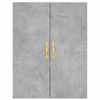 vidaXL Highboard Betongrau 69,5x34x180 cm Holzwerkstoff