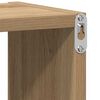 vidaXL Wandregal Artisan-Eiche 75x16x55 cm Holzwerkstoff