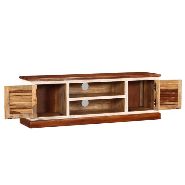 vidaXL TV-Schrank Massivholz Akazie Mango 120x30x40 cm
