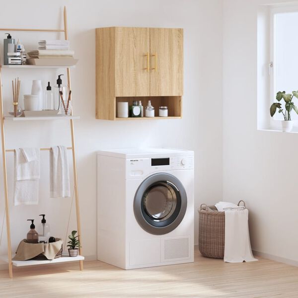 vidaXL Wandschrank Sonoma-Eiche 60x31x70 cm Holzwerkstoff