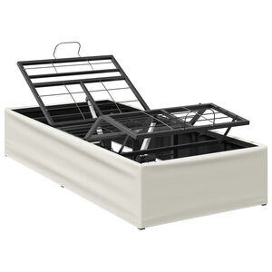 vidaXL Elektrisch verstellbares Bettgestell Wei&szlig; 200 x 80 x 33,5 cm