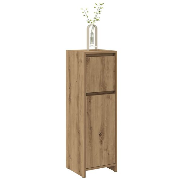 vidaXL Badschrank Artisan-Eiche 30x30x95 cm Holzwerkstoff