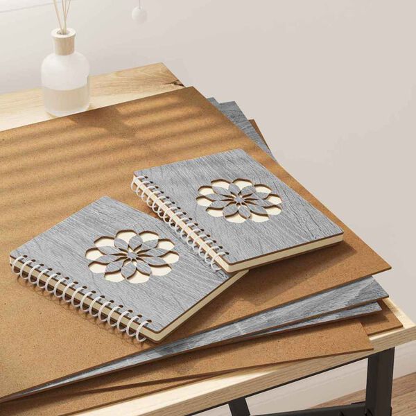 vidaXL Dekoplatten 50 pcs Graues Sonoma 40 x 60 x 0.27 cm