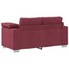 vidaXL Sofa Weinrot 160 x 77 x 82 cm Stoff