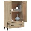 vidaXL Highboard Sonoma-Eiche 70x31x115 cm Holzwerkstoff